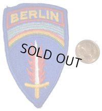 ＜実物USEDパッチ BERLIN 米陸軍連合軍最高司令部＞