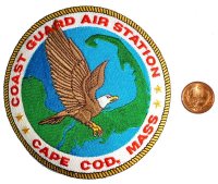 ＜米湾岸警備軍 COAST GUARD 未使用パッチ マサチューセッツ州ケープコッド エアステーション＞