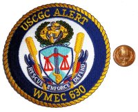 ＜米湾岸警備軍 COAST GUARD 未使用パッチ WMEC 630＞
