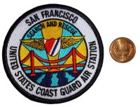 ＜米湾岸警備軍 COAST GUARD 未使用パッチ サンフランシスコ エアステーション＞