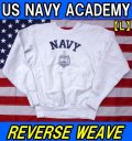 ＜US NAVY ACADEMY スウェットシャツ Lサイズ THE MIDSHIPMEN STORE リバースウィーブ USED＞