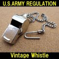 ＜実物ヴィンテージ US ARMY REGULATION ホイッスル USED＞