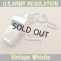 ＜実物ヴィンテージ US ARMY REGULATION ホイッスル USED＞