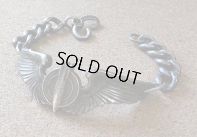 画像2: ＜ヴィンテージ WW2 米陸軍航空爆撃機乗組員 BOMBARIDER WINGS Sterling Silver仕様 ブレスレット＞ 