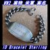 画像1: ＜ヴィンテージ WW2 実物 米陸軍航空隊 実名 ID ブレスレット Sterling Silver仕様＞  (1)