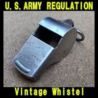 ＜実物ヴィンテージ US ARMY REGULATION ホイッスル USED＞