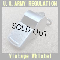 ＜実物ヴィンテージ US ARMY REGULATION ホイッスル USED＞