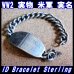 画像1: ＜ヴィンテージ 実物 WW2 米軍 実名 ID ブレスレット Sterling Silver仕様＞  (1)