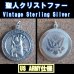 画像1: ＜ヴィンテージ SILVER925 キリスト教 聖人クリストファー US ARMY ペンダントトップ スティーブ・マックイーン＞ (1)