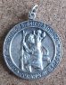 画像2: ＜ヴィンテージ SILVER925 キリスト教 聖人クリストファー US ARMY ペンダントトップ スティーブ・マックイーン＞