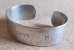 画像3: ＜ヴィンテージ WW2 捕虜 P-W ID カフブレスレット Sterling Silver仕様＞ 