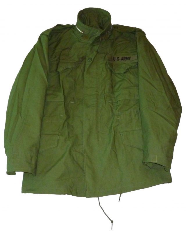 実物M-65 フィールドジャケット サイズ希少S/R アルミZIP 会計年1968年ベトナム戦争期 未使用品