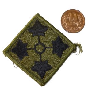 画像: ＜実物USEDパッチ 米陸軍第4歩兵師団＞