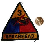 画像: ＜実物USEDパッチ 米陸軍第3機甲師団SPEARHEAD＞