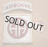 画像: ＜実物USEDパッチ 米陸軍第82空挺師団 オール・アメリカン＞