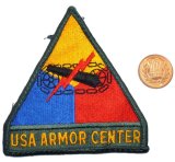 画像: ＜実物USEDパッチ 米陸軍機甲師団USA ARMOR CENTER＞