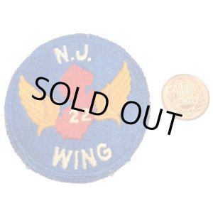 画像: ＜実物USEDカットエッジパッチ ニュージャージー州民間航空パトロール＞