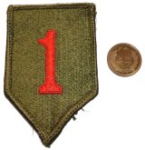 画像: ＜実物USEDパッチ 米陸軍第1歩兵師団 ビッグ・レッド・ワン＞