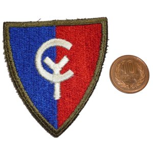 画像: ＜実物USEDカットエッジパッチ 米陸軍第38師団「サイクロン」＞