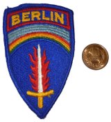 画像: ＜実物USEDパッチ BERLIN 連合軍最高司令部＞