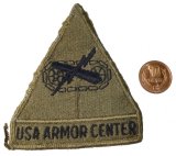 画像: ＜実物USEDパッチ 米陸軍機甲師団 USA ARMOR CENTER＞