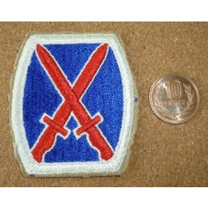画像: ＜実物USEDカットエッジパッチ 米陸軍第10師団 マウンテン＞