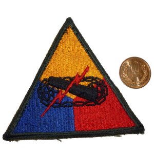 画像: ＜実物USEDカットエッジパッチ 米陸軍機甲師団＞
