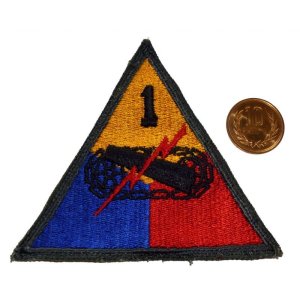 画像: ＜実物USEDカットエッジパッチ 米陸軍第1機甲師団＞