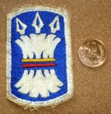 画像: ＜実物USEDカットエッジパッチ 米陸軍第157歩兵旅団＞