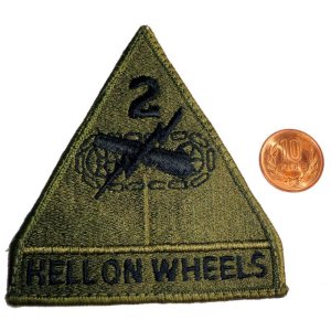 画像: ＜実物USEDパッチ 米陸軍第2機甲師団HELLON WHEELS＞