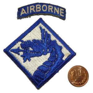 画像: ＜実物USEDカットエッジパッチ 米陸軍第18空挺軍団＞