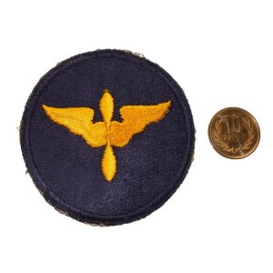 画像: ＜実物USEDカットエッジパッチ 米陸軍航空隊士官候補生/黒＞