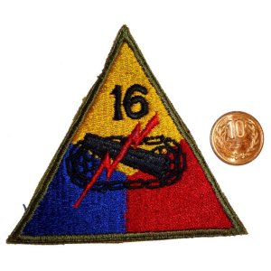 画像: ＜実物USEDカットエッジパッチ 米陸軍第16機甲師団＞