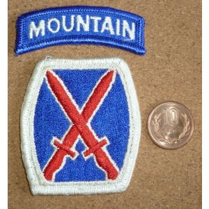 画像: ＜実物USEDパッチ 米陸軍第10師団＞