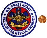 画像: ＜米湾岸警備軍 COAST GUARD 未使用パッチ ヘリコプター レスキュー スイマー＞