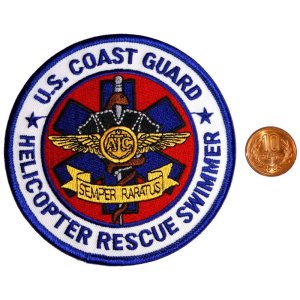 画像: ＜米湾岸警備軍 COAST GUARD 未使用パッチ ヘリコプター レスキュー スイマー＞