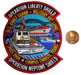 画像: ＜米湾岸警備軍 COAST GUARD 未使用パッチ 2003-2004 OPERATION LIBERTY SHIELD / OPERATION NEPTUNE SHIELD＞