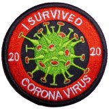 画像: ＜未使用ベルクロ仕様パッチ 2020年私はコロナウイルスを生き残りました＞