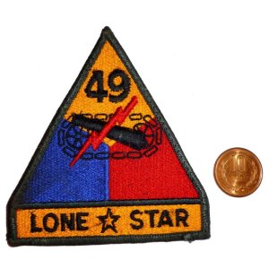 画像: ＜実物USEDパッチ 米陸軍第49機甲師団LONE ☆ STAR＞