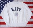 画像2: ＜US NAVY ACADEMY スウェットシャツ Sサイズ Champion リバースウィーブ USED＞