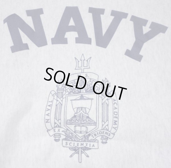 画像3: ＜US NAVY ACADEMY スウェットシャツ Lサイズ THE MIDSHIPMEN STORE リバースウィーブ USED＞