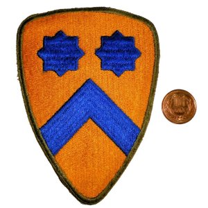 画像: ＜実物USEDカットエッジパッチ 米陸軍第2騎兵師団＞