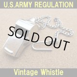 画像: ＜実物ヴィンテージ US ARMY REGULATION ホイッスル USED＞