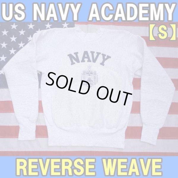 画像1: ＜US NAVY ACADEMY スウェットシャツ Sサイズ THE MIDSHIPMEN STORE リバースウィーブ USED＞