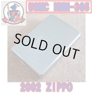 画像: ＜2002年 USMC 米海兵隊 HMM-365 ブルーナイツ ZIPPO USED＞