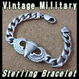 画像: ＜ヴィンテージ JUMP WINGS 米陸軍空挺章 ブレスレット Sterling Silver仕様＞ 