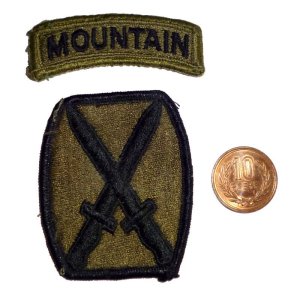 画像: ＜実物USEDパッチ 米陸軍第10師団＞