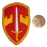 画像: ＜実物USEDカットエッジパッチ 南ベトナム援助米軍司令部＞