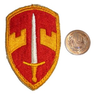 画像: ＜実物USEDカットエッジパッチ 南ベトナム援助米軍司令部＞