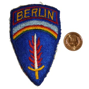 画像: ＜実物USEDカットエッジパッチ BERLIN 連合軍最高司令部＞